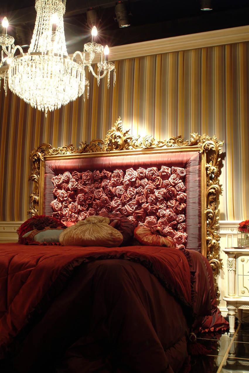 Rose bed design luxury beds Italian antique style furniture bedroom beds