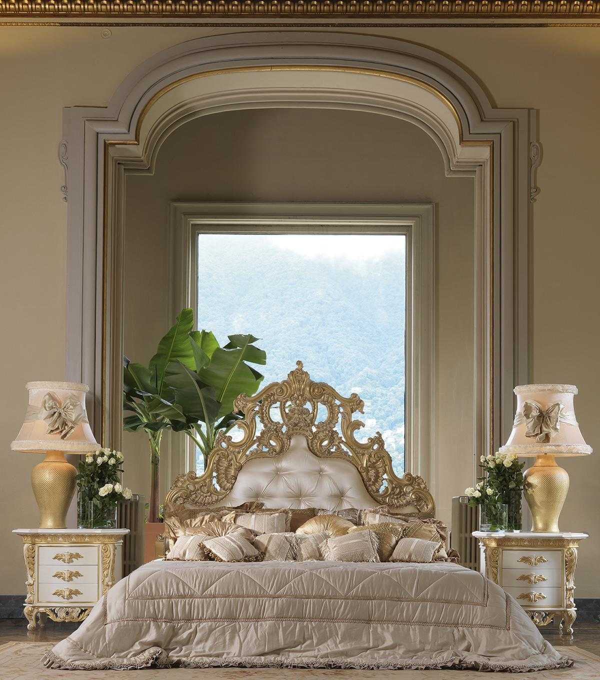 headboard, material for hotel bed, white wood color, classic Italian furniture