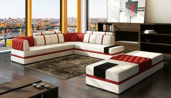 L shape xxl designer living area upholstered corner sofa corner set sofa couch corner