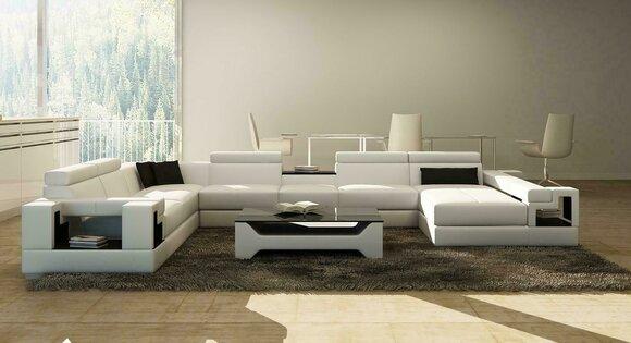 Leather sofa couch living area corner sofa corner set design modern sofa 6138