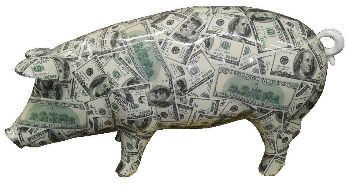 Designer Figurines Modern Decorations Garden, Pig Statue Sculpture Sculptures