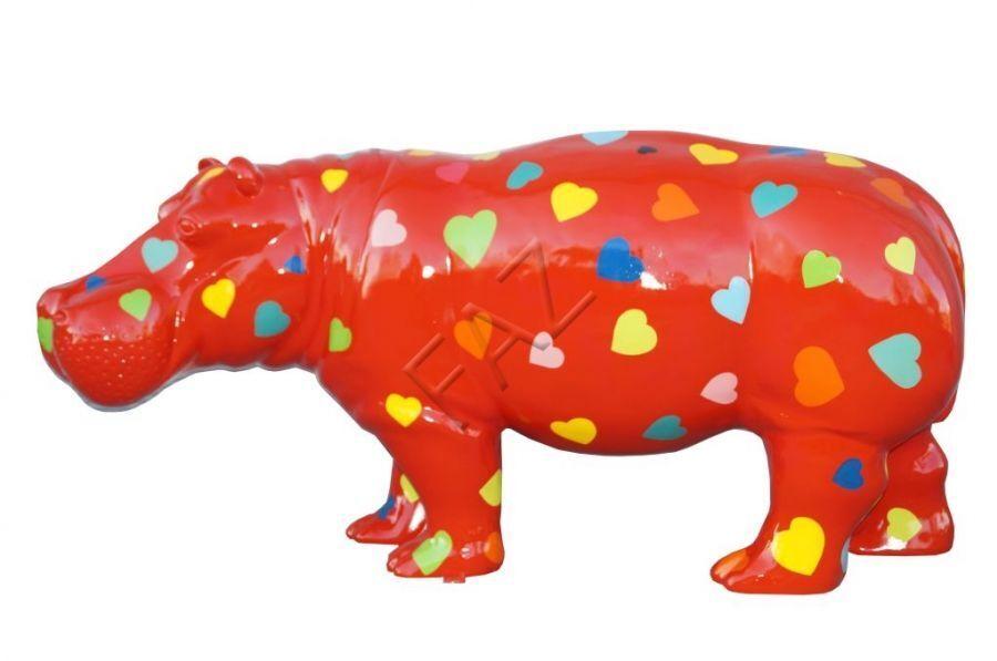 Design hippopotamus figure statue sculpture figures sculptures decoration decoration New !!