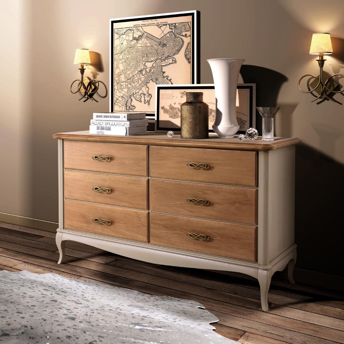 Living Room Chest Of Drawers Wood Servant Case Cabinet Solid New