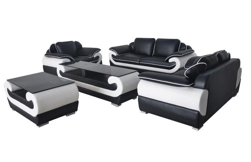 Sofa set + table USB 3+2+1 seater sofa couch sets leather sofas upholstery