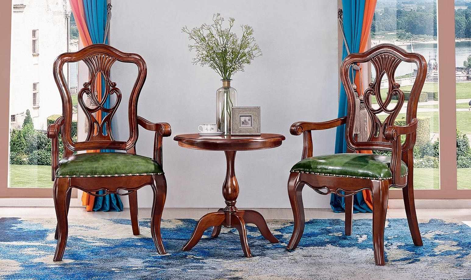 Chair Coffee Table Side Table Living Room Table Set 3pcs.
