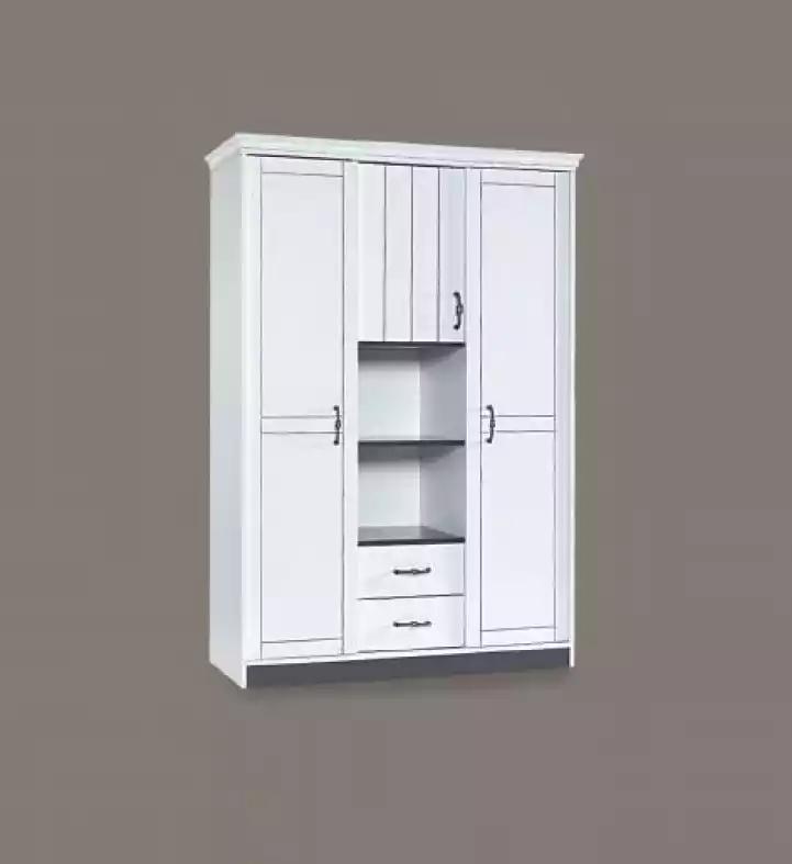 Country House Wardrobe Bedroom Furniture Wood White Cupboard Precious Wardrobes