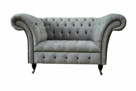 Chesterfield armchair fabric living room design upholstery textile design luxury