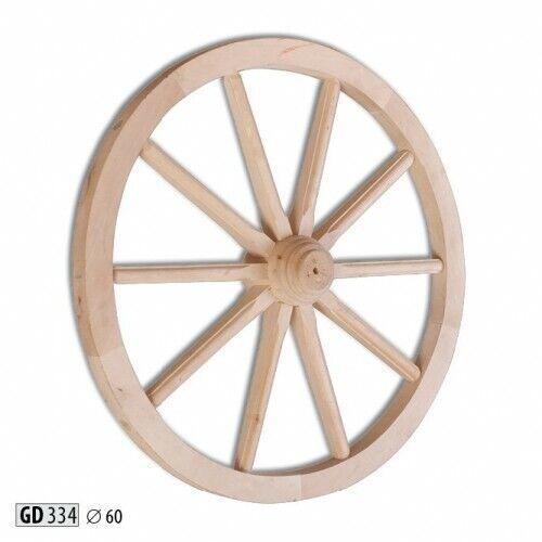Decor wheel wooden wheel Ø 60 cm spoked wheel wagon wheel garden decoration shop decoration new