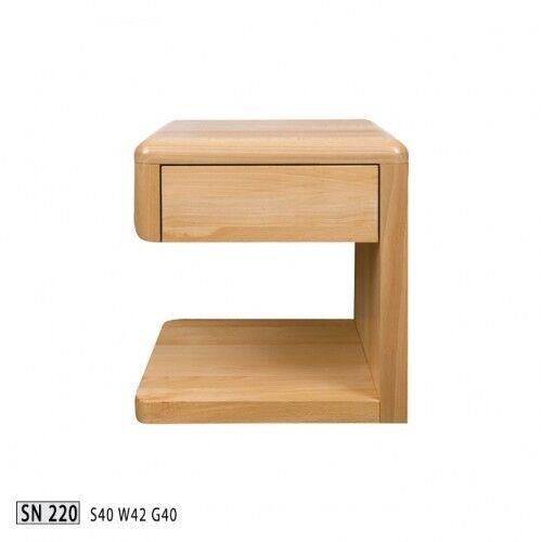 Massive bedside table nightstand chest of drawers handmade wood furniture nightstand