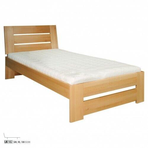 Wooden Bed Real Wood Bed Beds Hotel 100x200 Style Massive Furniture Bedroom