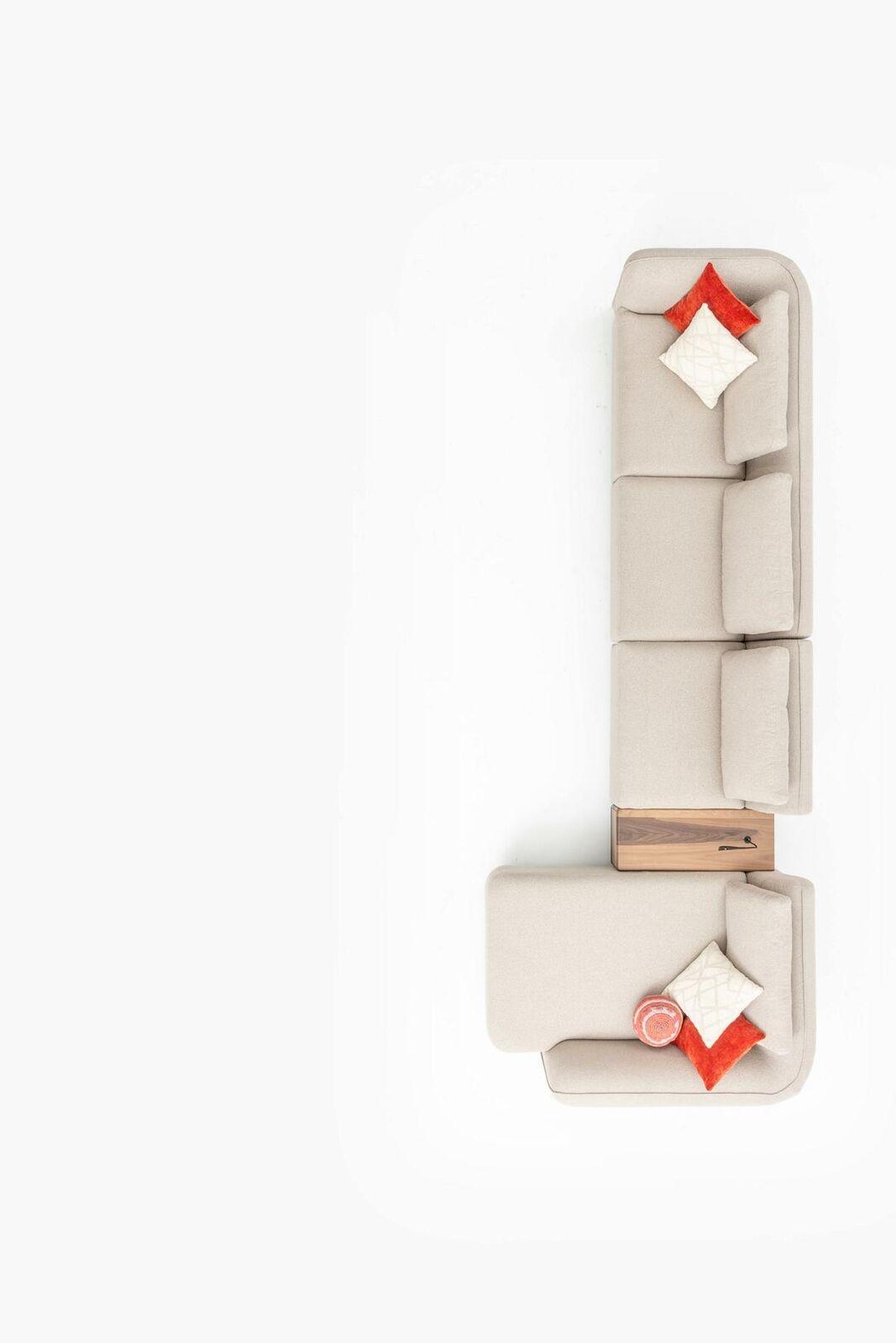 Corner sofa L-shape living room couch upholstered sofa corner set fabric sofa