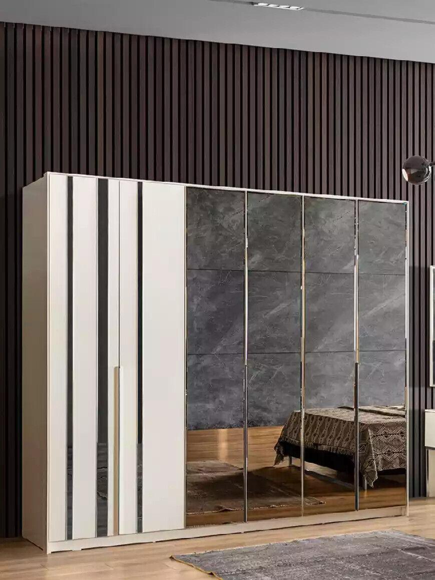 Wardrobe Luxury Bedroom Wood Wardrobe Glass Wardrobe Furniture Design