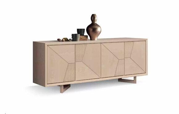 Beige sideboard Contemporary chest of drawers Designer sideboard Holy Möbel Living room