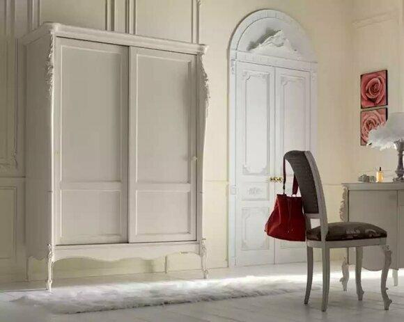 Bedroom Wooden Wardrobe Luxury Design Cabinets Modern Beige New