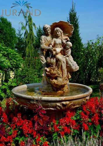Fountain fountain decorative fountain garden decoration Venice fountain 164 cm cast stone