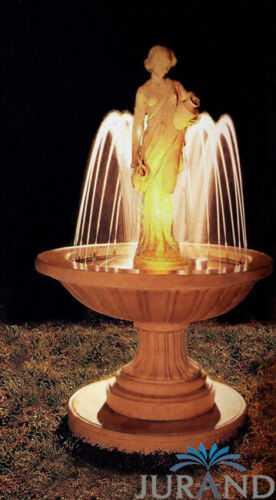 Fountain Fountain Fontaine Fountain Water Feature Roman Garden Decoration New 1049