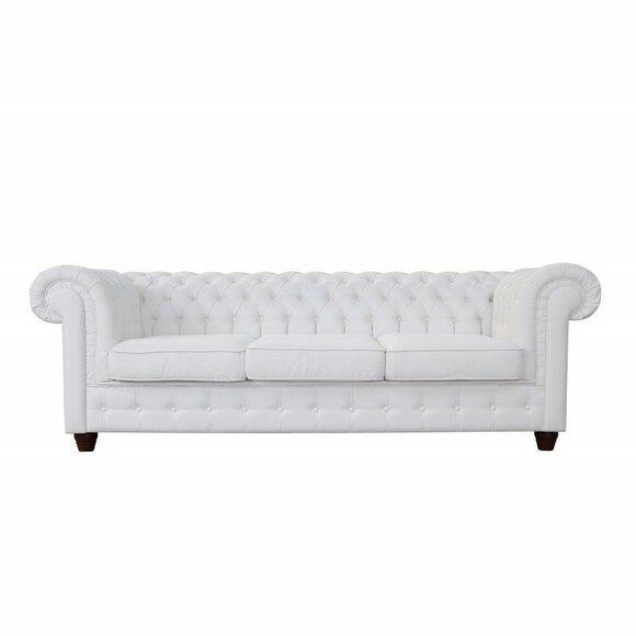 Chesterfield 3+1 leather sofa sofa bed bed function leather couch sofa set sofa
