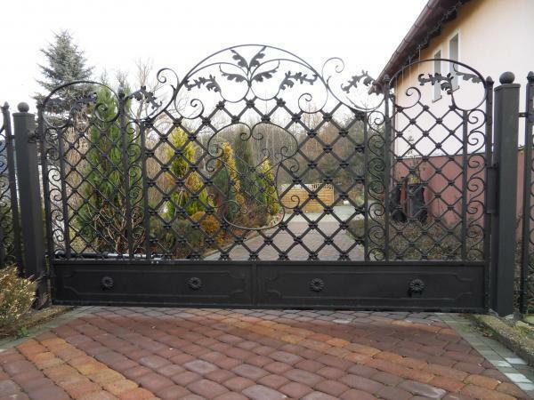 Electric automatic swing gates handmade custom-made swing gate model #003
