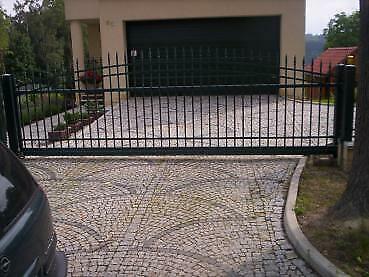 Wrought iron sliding gate modern gate entrance sliding gate iron M092