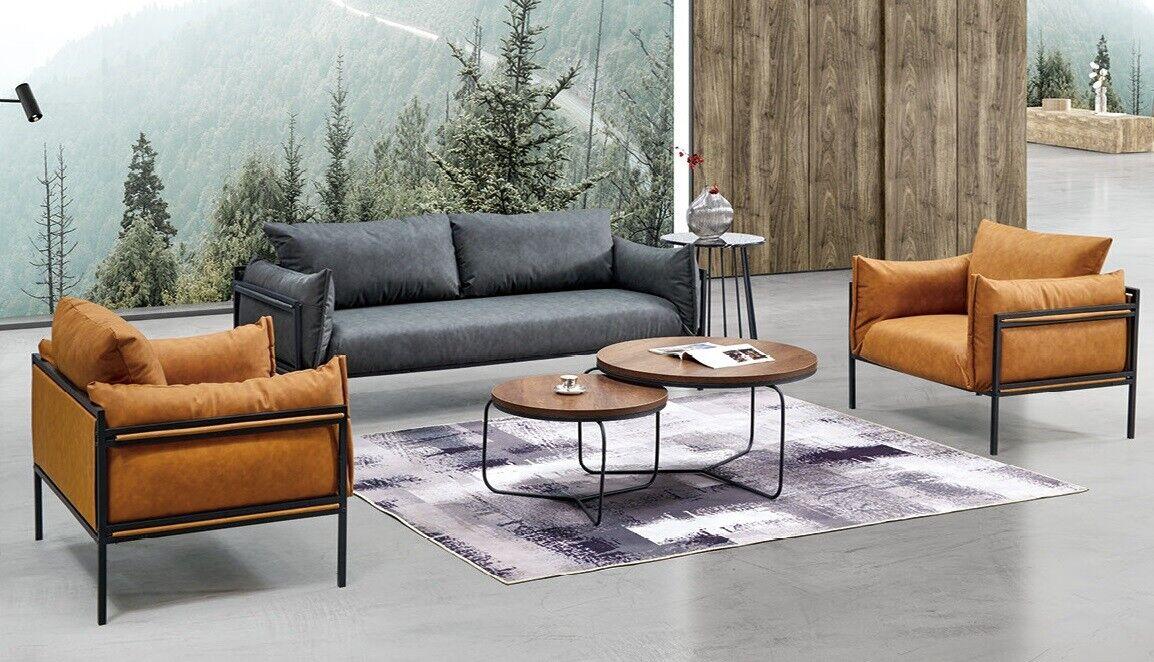 Sofa set sofa couch upholstery fabric set 3+1+1 complete set of sets