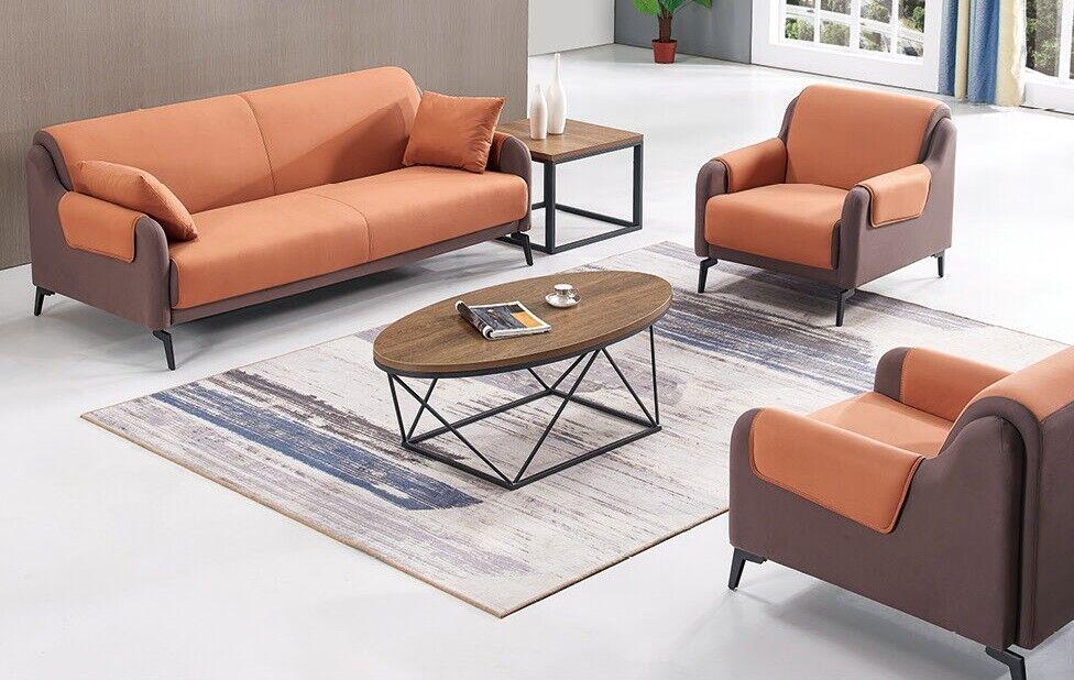 Sofa couch upholstery fabric couch upholstery set 3+1+1 seater office furnishings