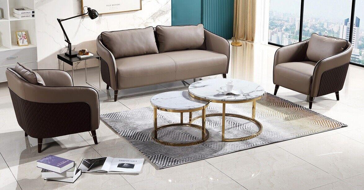 Sofa set office couch upholstered sofa set 3+1+1 leather couches sofas completely new