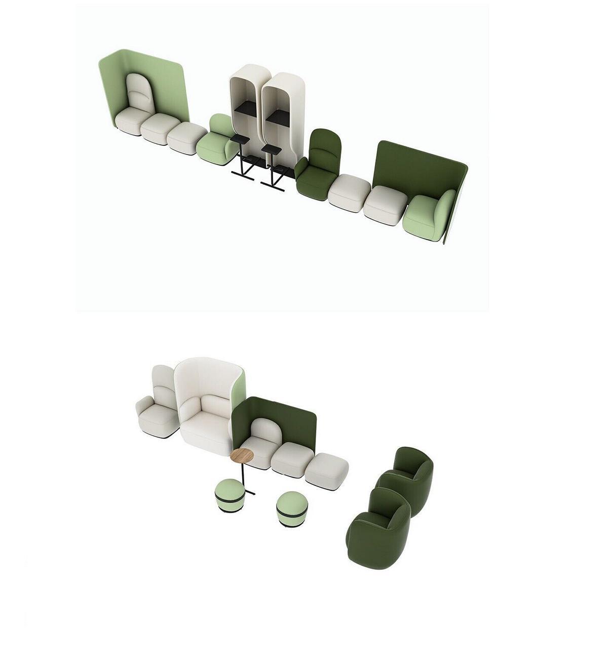 Armchair waiting room set seat upholstery set law firm practice hotel office office
