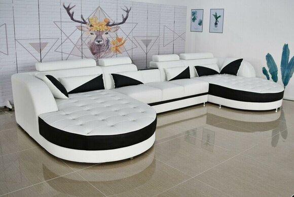 Living area corner sofa design modern sofa couches corner sofa U-shape fabric couch