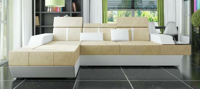 Fabric sofa corner sofa textile sofa sofa + USB textile fabric living area upholstery new