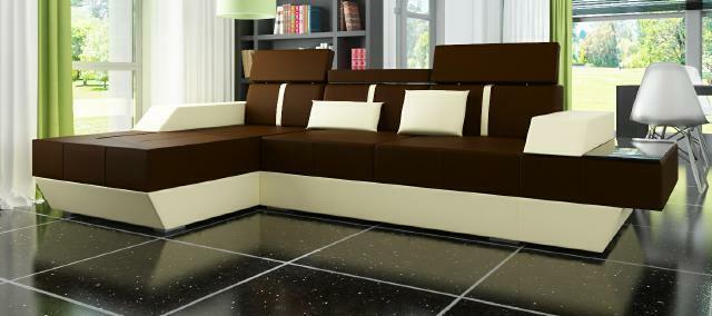 Leather sofa living area couch sofa corner sofa with USB, leather couch upholstery corner