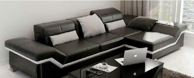 DESIGNER COUCH with USB LIVING LANDSCAPE "CHOICE OF COLOR" NEW LEATHER SOFA SOFA SET!!