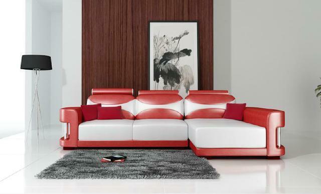 Corner sofa corner sofa with USB set upholstery leather living area chaise longue Wies