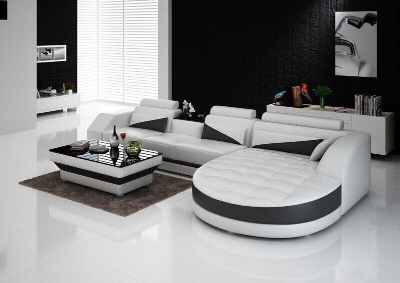 Leather sofa with USB, living area corner sofa corner set design modern sofa G8018C