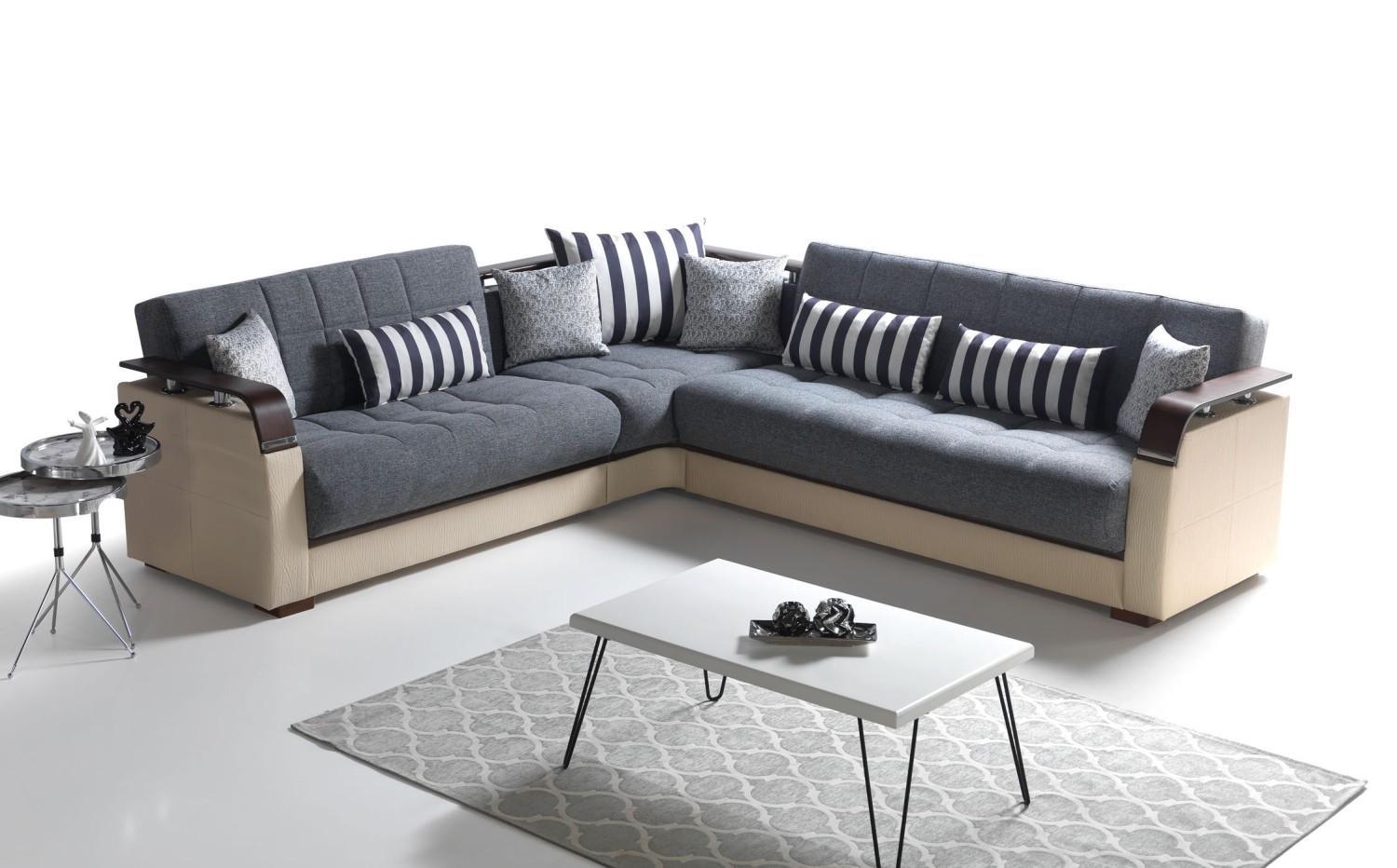 Grey living room corner sofa L-shape modern luxury sofa corner sofa corner set