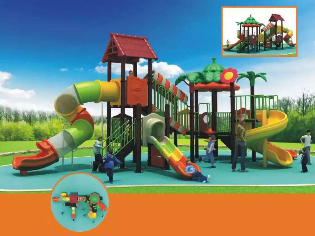 Play tower Slide Outdoor children\'s entertainment Jungle playground Playgrounds