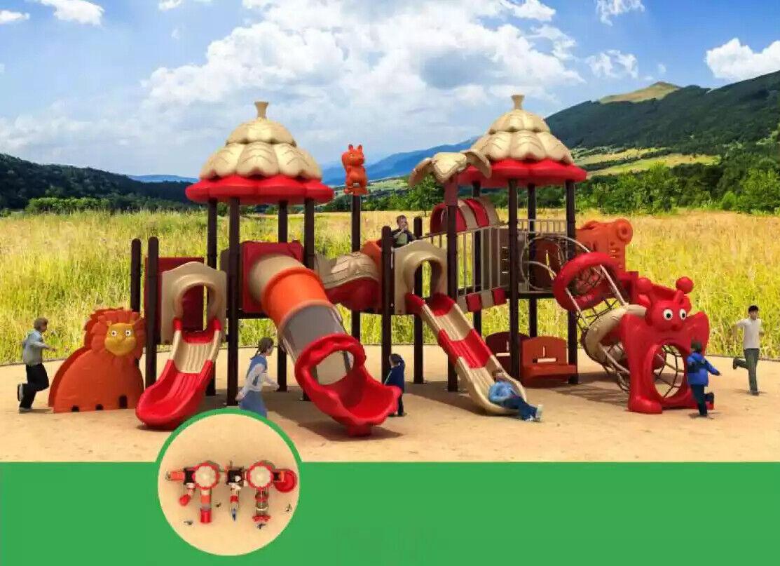 Playground Children\'s play tower with slide Playhouse Customised production