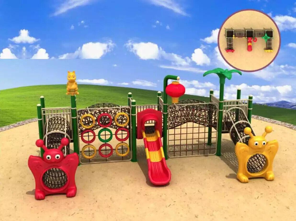Play tower with slides Labyrinth playground for children Outdoor