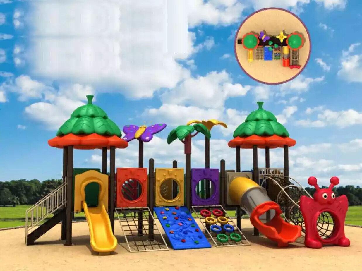 Entertainment for children Colourful playground Outdoor entertainment New