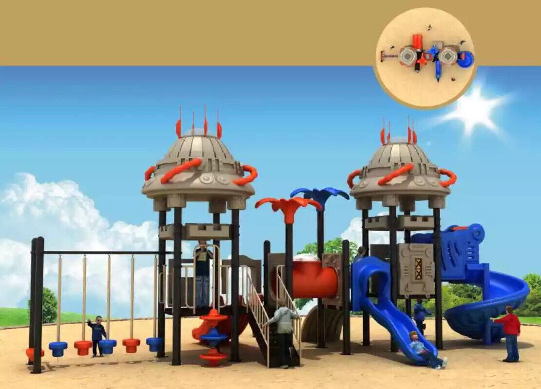 Children\'s playground Plastic area Swing Play tower Slide Playgrounds