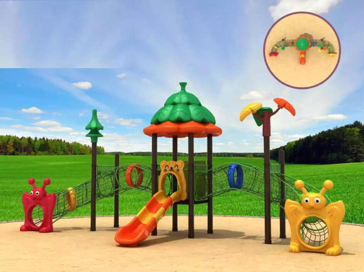 Playground for children with slides Outdoor entertainment Children\'s playgrounds