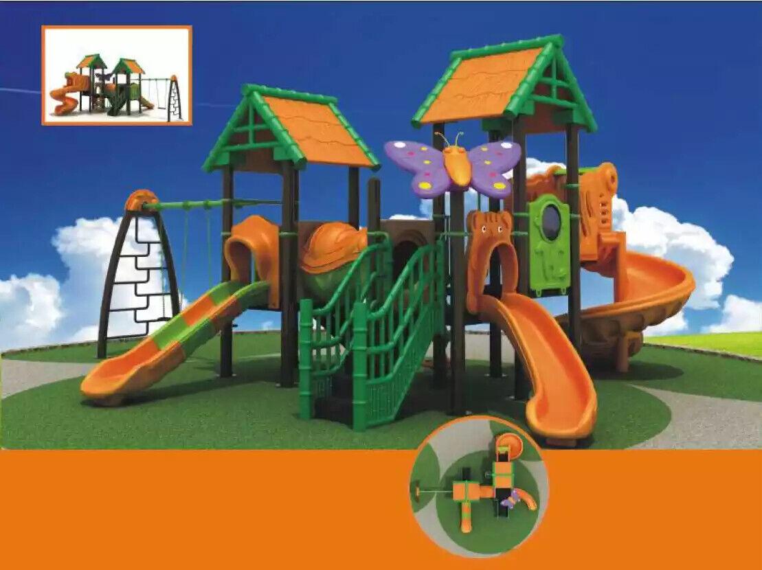 Children\'s playground Plastic playground for children\'s activities Outdoor