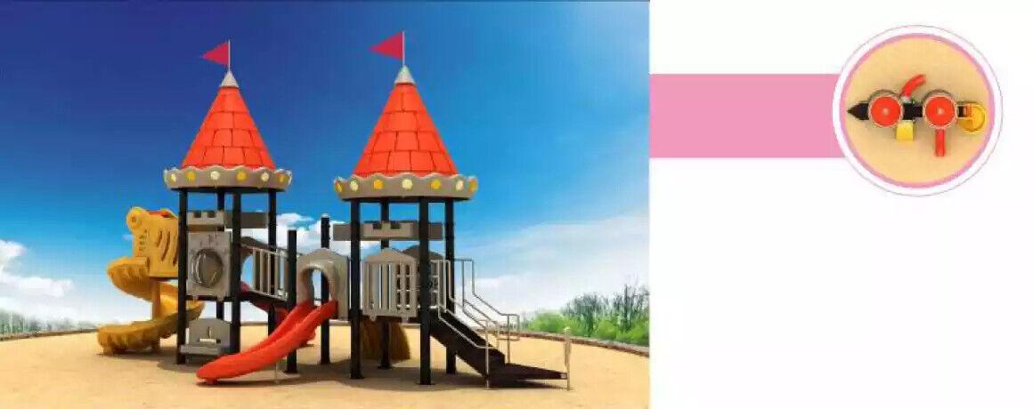 Tower Children\'s area with slides Entertainment Outdoor playground Castle
