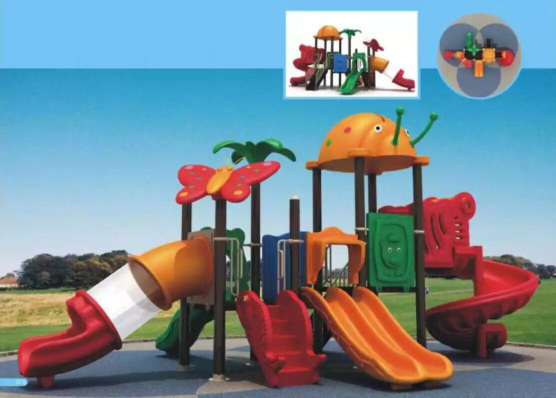 Play tower with slide Jungle style playground Entertainment for children