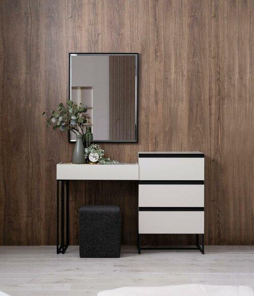Dressing Table Dressing Table Dressing Table Chest of Drawers Mirror Set 3pcs White