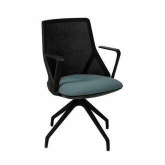 Luxury black office chairs upholstered armchair chair swivel chair