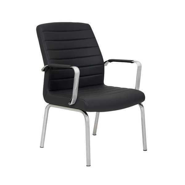 Waiting room practice office furniture black leather chairs conference chair