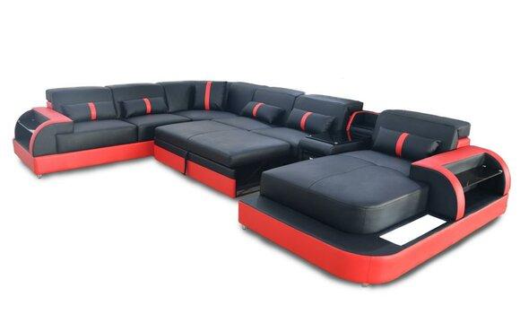 Multifunction sofa couch living area couches upholstered sofas LED bed function