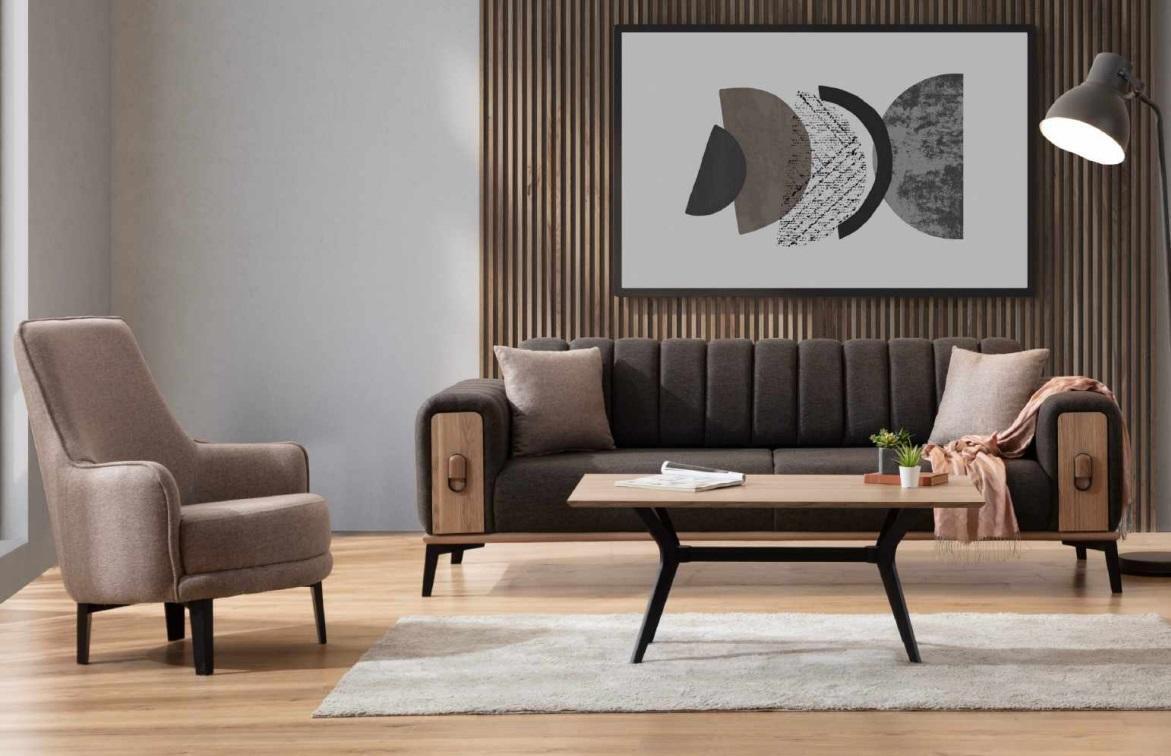 Elegant sofa set, modern couches, three-seater armchairs, sofas, luxury furniture