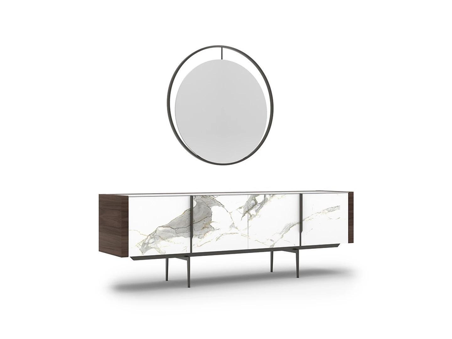 Luxury dining room modern sideboard with mirror design furnishings new