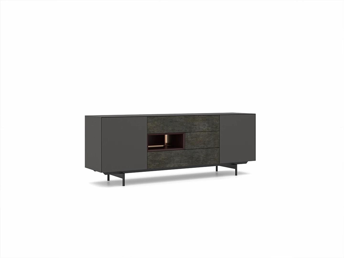 Dining room modern sideboard design furniture luxury furnishings wooden cabinet
